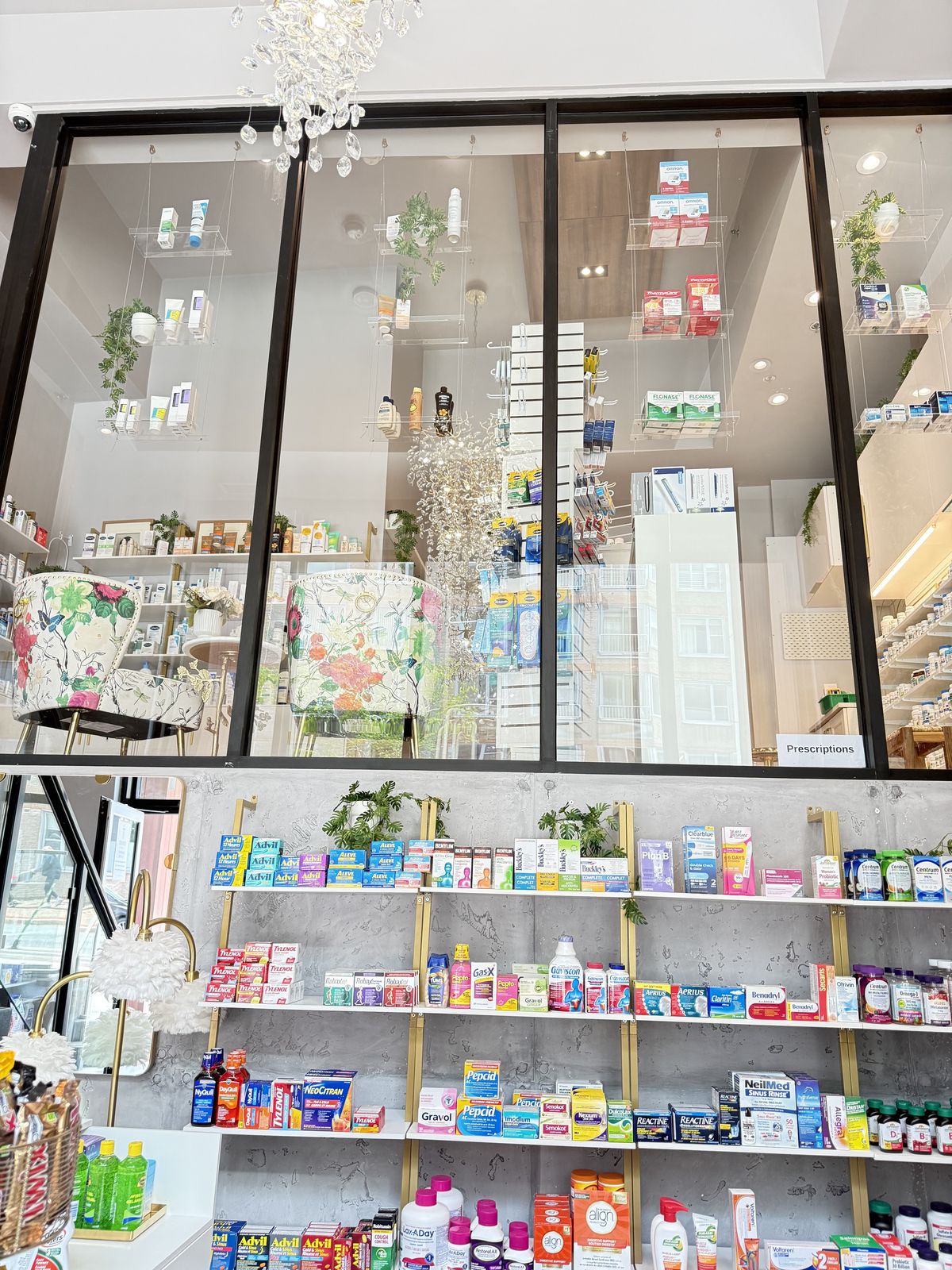 Cunard Pharmacy apothecary dispensary shelving in Halifax